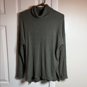 American Eagle Green Turtleneck Sweater